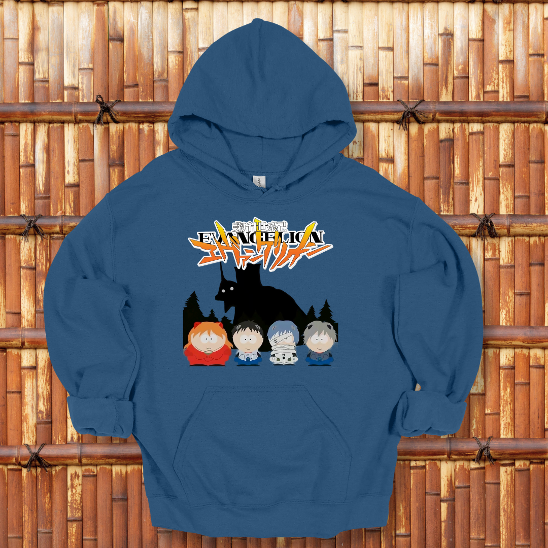 Neon Genesis Evangelion x South Park Hoodie