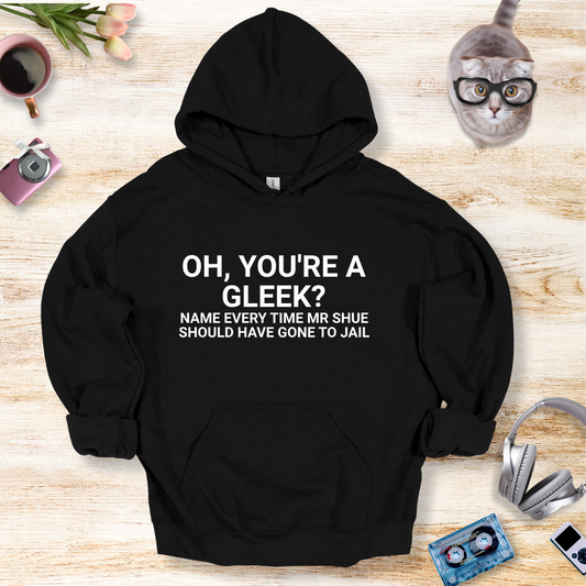 Oh, You're a Gleek? Name Every Time Mr Shue Should Have Gone To Jail Hoodie