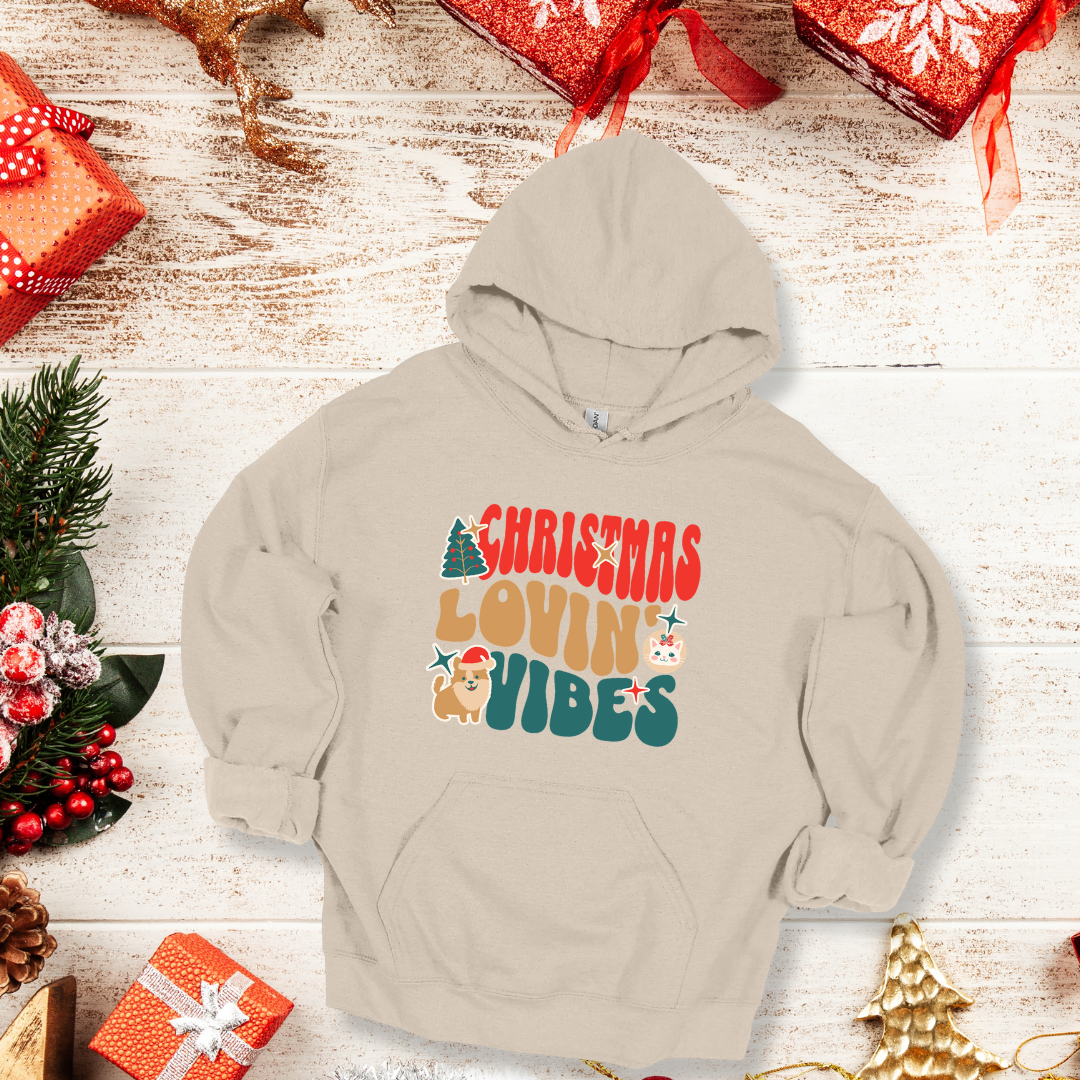 Christmas Lovin  Vibes Hoodie