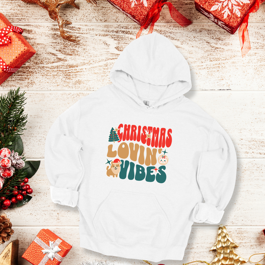 Christmas Lovin  Vibes Hoodie