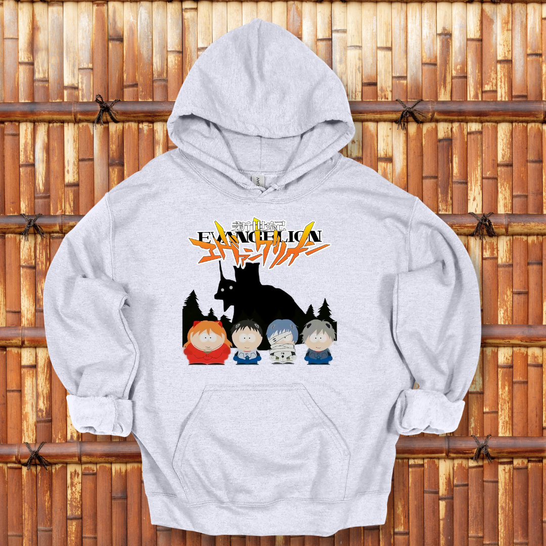 Neon Genesis Evangelion x South Park Hoodie