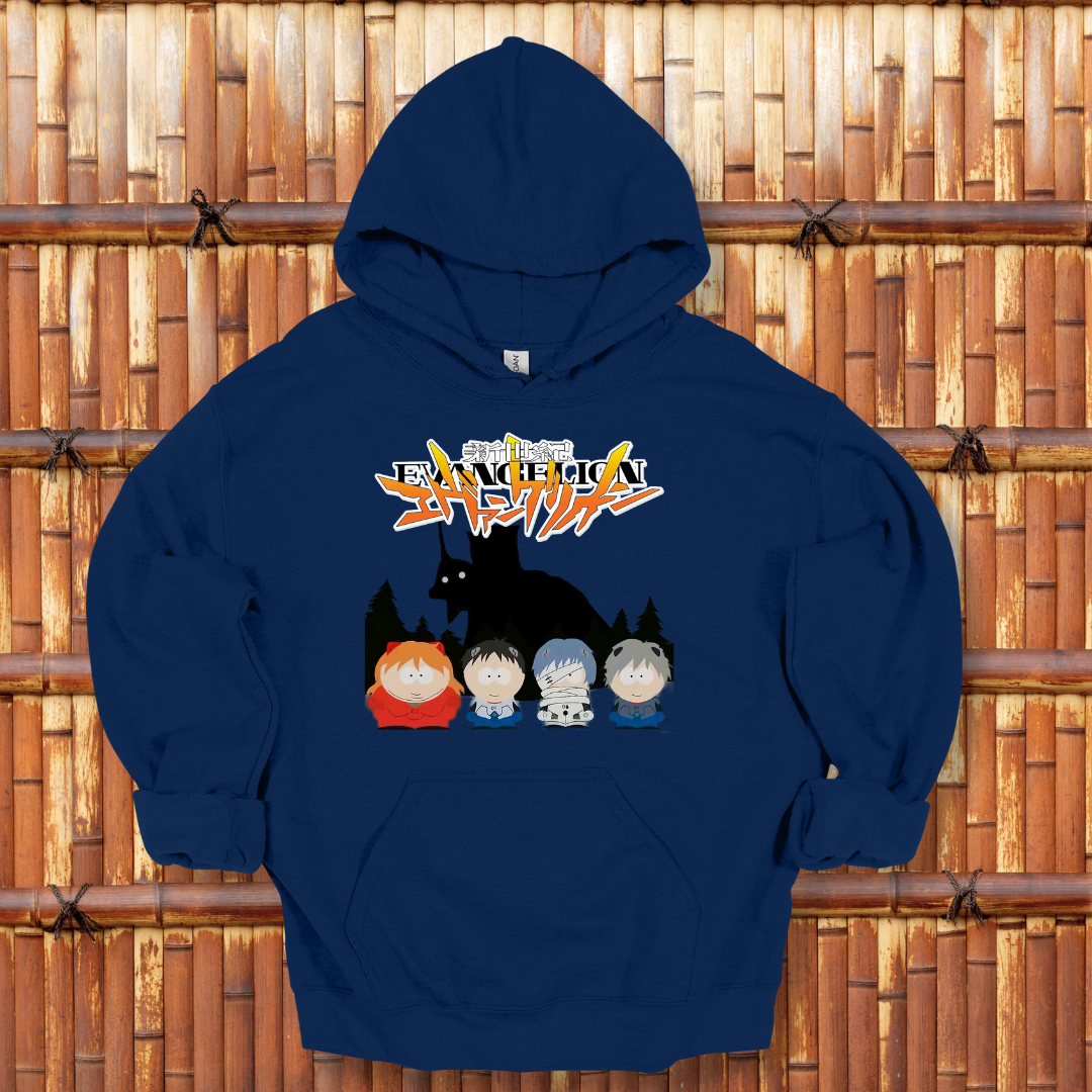 Neon Genesis Evangelion x South Park Hoodie