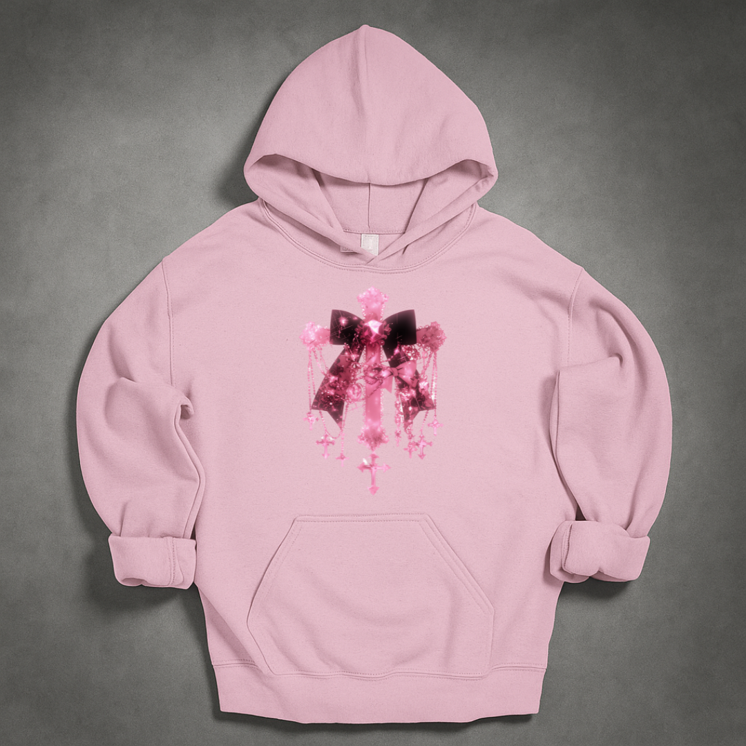Gothic ✞ Crosses Jewellery Hoodie