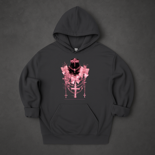 Body Made With Chains And Ribbons Hoodie