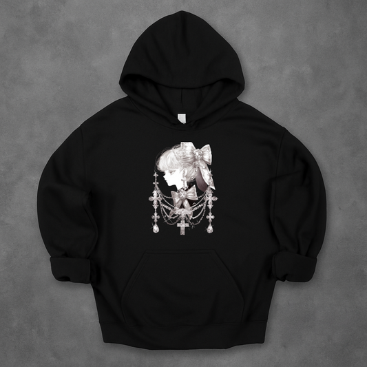 Gothic Dark Anime Girl Hoodie 4.0